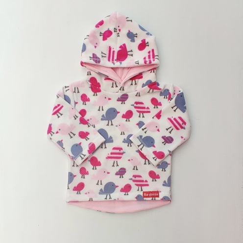 bird girls fleece hoodie