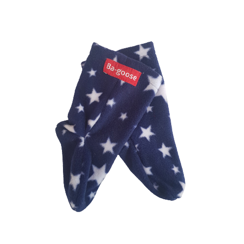 navy star sling sock